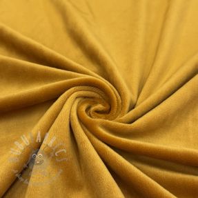 Tesătură elastică din catifea VELVET STRETCH ochre