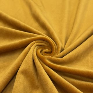 Tesătură elastică din catifea VELVET STRETCH ochre