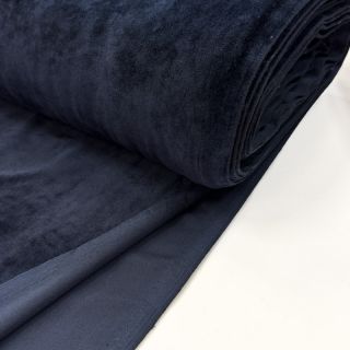 Tesătură elastică din catifea VELVET STRETCH navy