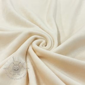 Tesătură elastică din catifea VELVET STRETCH ecru