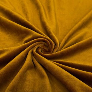 Tesătură elastică din catifea VELVET STRETCH camel