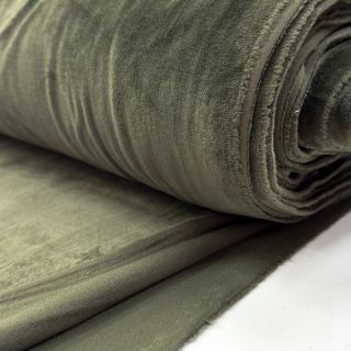 Tesătură elastică din catifea VELVET STRETCH camo green