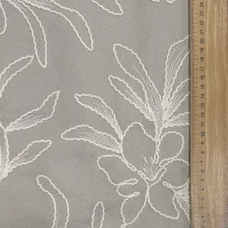 Țesătură din bumbac EMBROIDERY GABARDINE Luana grey