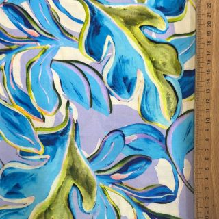 Viscoză SATIN Giselle blue digital print