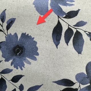 Țesătură decorativă Linenlook Night flowers digital print 2nd class