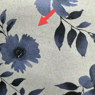 Țesătură decorativă Linenlook Night flowers digital print 2nd class