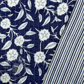 Țesătură din bumbac QUILT Gange indigo
