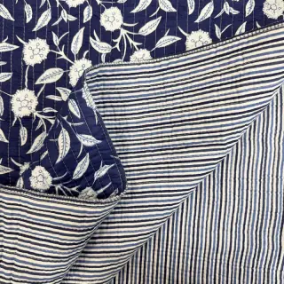 Țesătură din bumbac QUILT Gange indigo
