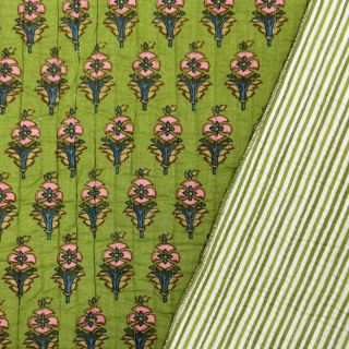 Țesătură din bumbac QUILT Gange vert