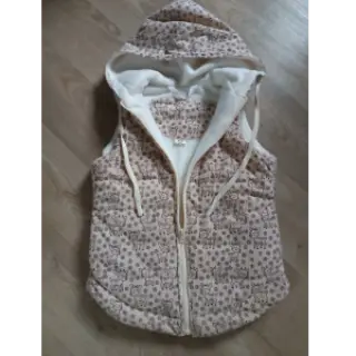 Catifea raiată STRETCH Little deer light sand