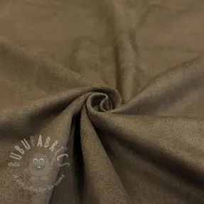 Imitație piele întoarsă SUEDE LUX STRETCH dark brown