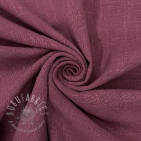 Țesătură din bumbac SLUB WASHED mauve
