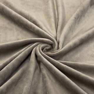Tesătură elastică din catifea VELVET STRETCH taupe