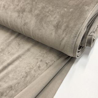Tesătură elastică din catifea VELVET STRETCH taupe