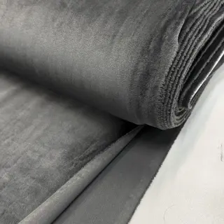 Tesătură elastică din catifea VELVET STRETCH dark grey