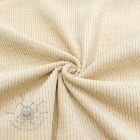 Catifea raiată 6W WASHED STRETCH butter