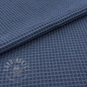 Țesătură din bumbac waffle dark jeans