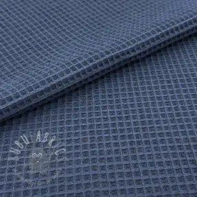 Țesătură din bumbac waffle dark jeans