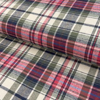 Țesătură din bumbac YARN DYED CHECK BRUSHED pickle